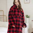 Red plaid / One size fits all