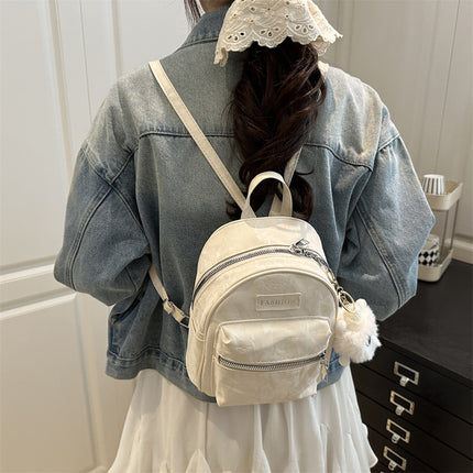 2025 High-Looking Fashionable Travel Small Bag Women's New Style Student Backpack for Work and Outing Backpack