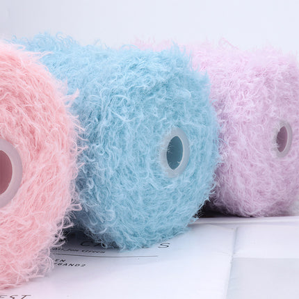 Silk Joy/Cross-Border Teddy Velvet Curly Furry DIY Handmade Knitting Yarn Ball 500g