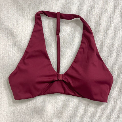 European and American Cross-border Shark Front Buckle Sports Fitness Bra Women's Yoga Beauty Vest Sexy Deep V Underwear Gather Breathable