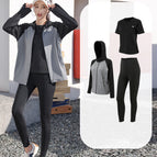 Gray short-sleeved [three-piece set] / M