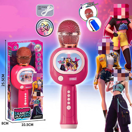 Microphone Microphone Audio Integrated Singing Home Karaoke Speaker Home Ktv Bluetooth Wireless Kidsren's Singing Toy