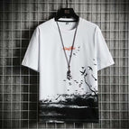 White [houndstooth] short sleeve / M