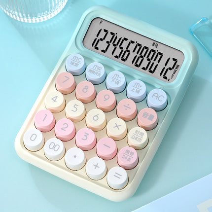 Voice Calculator High Color Value Gradient Portable Computer 12-Bit Large Screen for Office Examination
