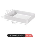 8294. thick square white box-xl enlarged 1 piece