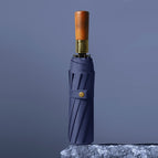 12 bones (bronze logs 3+1 strong storm resistance with leather case) - navy blue