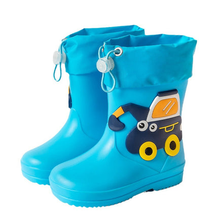 Summer Children's Rain Boots Boys Baby Waterproof Children's Rubber Shoes Non-slip Rain Boots Girls Students Children's Water Shoes