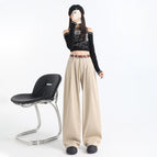 Milk coffee trousers / XS