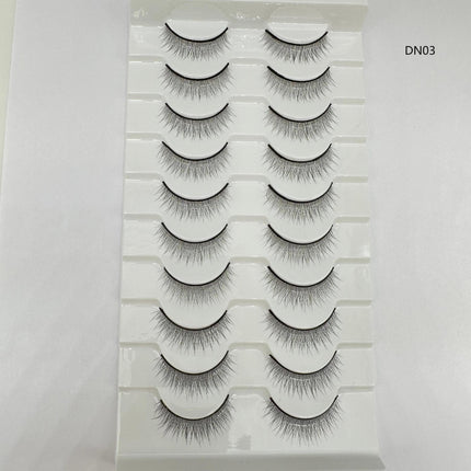 Special Explosions European and American Barbie Cartoon False Eyelashes Daily Makeup Enlarged Eyes Natural Cross Factory Supply