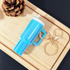 Colorful sky blue/gold buckle