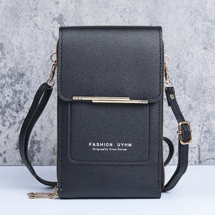 Factory wholesale new touch screen mobile phone bag women's versatile Korean style shoulder messenger bag large capacity coin purse