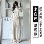 Off-white [spring and autumn] with pockets / S