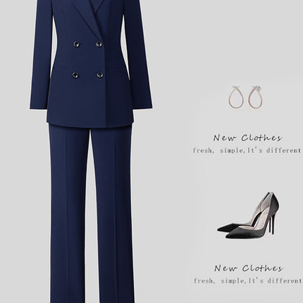 New High-Quality Tailcoat Set, Women's Business Office Jacke