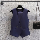 One-piece blue vest / S