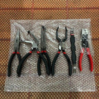 Red and black handle 6-piece set