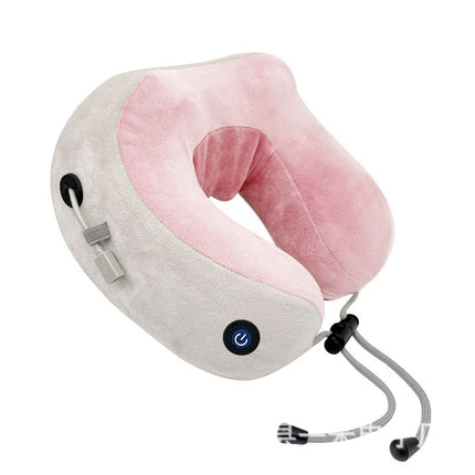 Household Massage U-shaped Pillow Memory Foam Portable Car Travel Electric Neck Cervical Massager U-shaped Massage Pillow