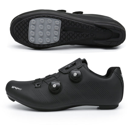 Cross-border foreign trade bicycle shoes cycling shoes men and women road bike lock shoes mountain bike booster shoes hard bottom wholesale