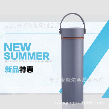 Real ceramic liner thermos cup with replaceable core vacuum three-layer bone china stainless steel cup business gift coffee cup