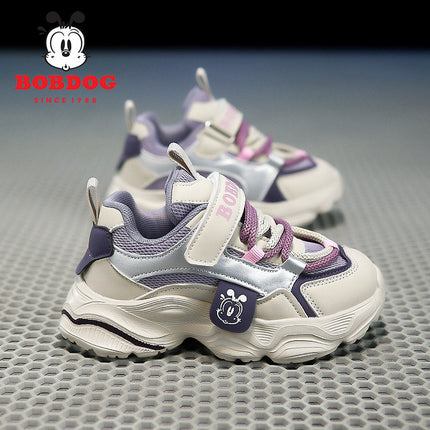 Babudou Children's Shoes for Girls 2026 Spring and Autumn New Fashion Korean Style Trendy Kids' Dad Shoes Girls' Sneakers