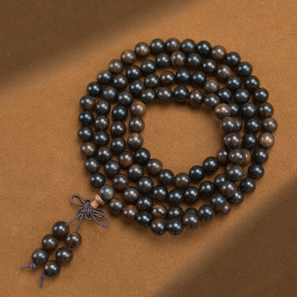 Shen Guibao Chen Xiang 8mm Double Ring Half Bracelet Barrel Bead Bracelet Five Sutra String Beads Niche Wen Play Jewelry Wholesale