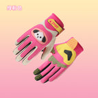 Cartoon contrasting color model---purple pink / S