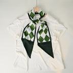 Diamond grid green / 150cm