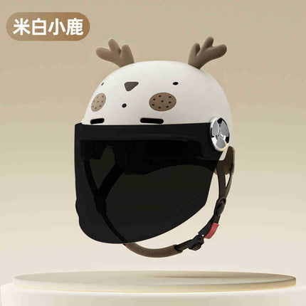 2025 new helmet electric car female cute new national standard 3C certification motorcycle hat summer