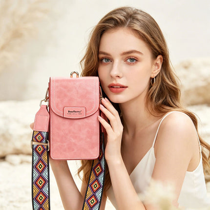 Baellerry New Crossbody Bag for Women K-Style Casual Versatile Large Capacity High-End Crossbody Mobile Phone Bag for Women