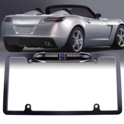 Cross-Border Amazon Us License Plate Frame Reversing Rear View Camera License Plate Frame Infrared Light Night Vision Car Camera