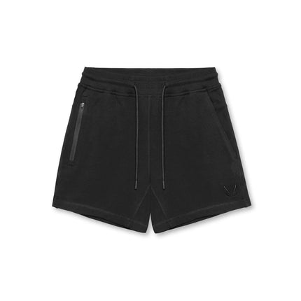 Cross-border Men's Solid Color Shorts Muscle American Fashion Fitness Sports Leisure Training Loose Embroidered Triple Quad Pants