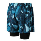 navy blue 001-7 men's swimming trunks / 4XL160-230
