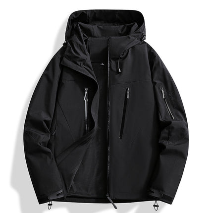 Big Brand Same Style Couple's Outdoor Windbreaker Jacket, Men's Windproof Waterproof Jacket, Women's Camping Hiking Travel Jacket
