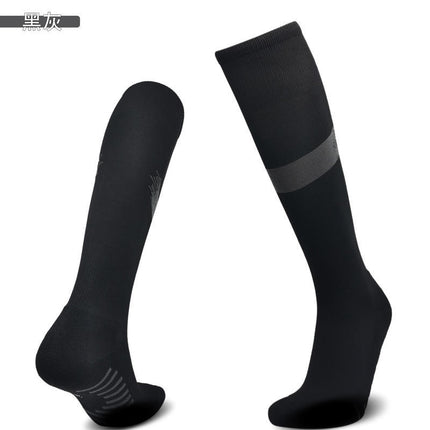 Cross-Border Professional Football Socks with Towel Bottom, Non-Slip, Sweat-Absorbent Sports Socks for Men, Children's High Tube Socks, Quick-Drying Football Sports Socks