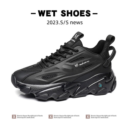 Lion Eagle Dell Torre Shoes Men's Shoes Breathable 45 Thick Bottom Black Plus Size 46 Joker 47 Casual Shoes 48 sneaker