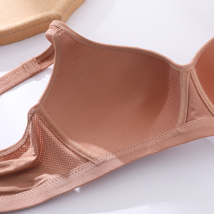 Factory in stock Non-rimless Bra Lightweight Breathable Comfortable Non-sponge Underwear Large Chest Small Bra Anti-sagging