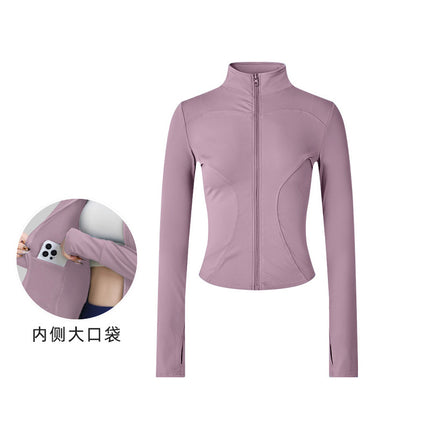Yoga Clothing for Women 2026 New Style Jacket Quick-Drying Fitness Clothing Sports Running Suit Long-Sleeved Pilates Training Top