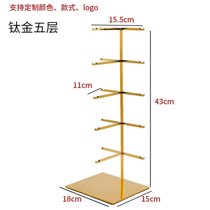 Display Rack Stainless Steel Bag Hanging Bag Display Rack Hat Display Rack Glasses Display Rack Shoes Bag Shoes Display Rack