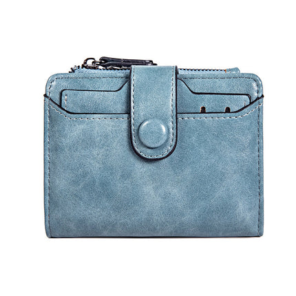 Women's Korean-style fashionable short wallet 2024 new student simple clutch multi-card wallet coin purse
