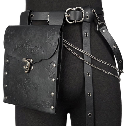 Amazon Hot Selling Steampunk Phone Bag Medieval Renaissance Role Playing Accessories Sport Fanny Pack