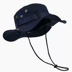 Outdoor fisherman's hat - navy / Free size