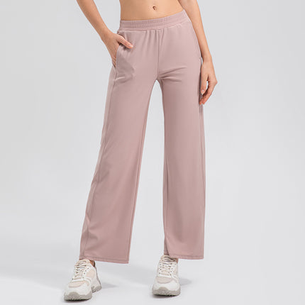 Breathing Series Naked Loose Yoga Pants Women's High Waist Draping Wide Leg Pants High Elastic Sports Fitness Pants 32394