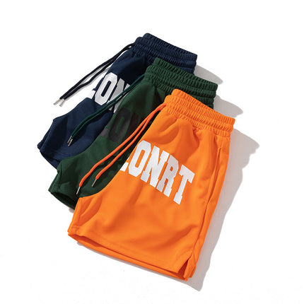 Men's Summer Thin Breathable Casual Sports Training Shorts American Mesh Quick-drying Sports Basketball Quarterpants Men's