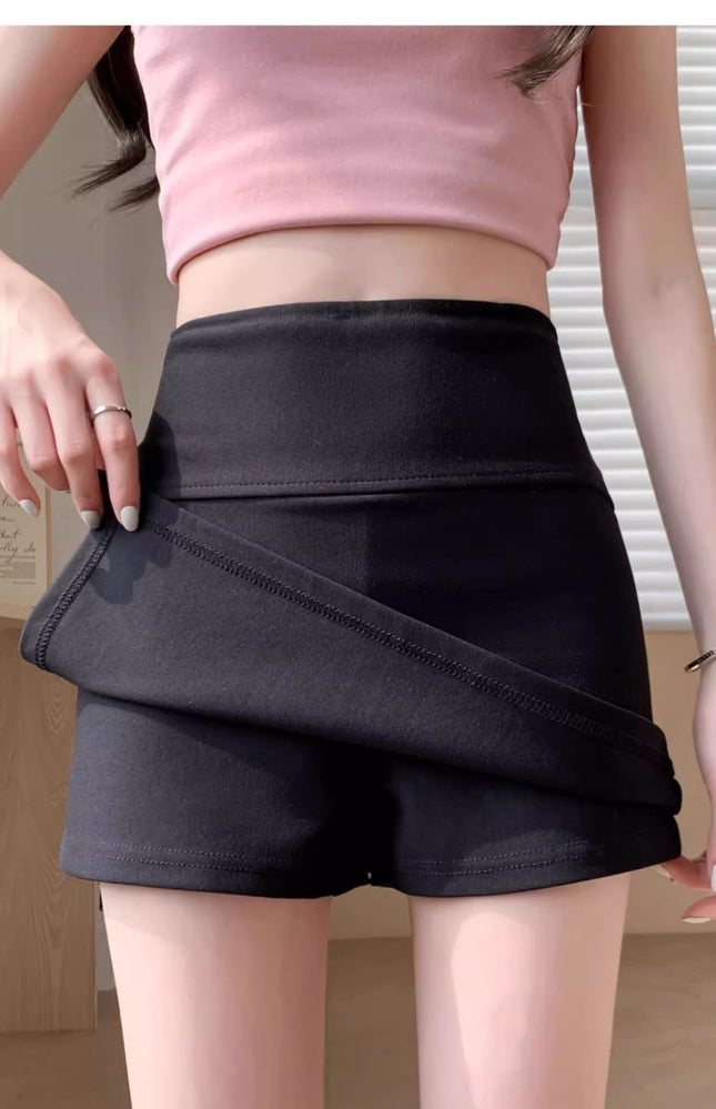 2025 New Casual Versatile Side Slit High-Waisted Slim-Fit Anti-Exposure Sports Bodycon Mini Skirt