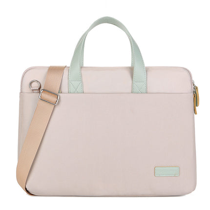 New Style Work Commuter Briefcase, Business Trip Lightweight Portable Office Document Bag, Men's and Women's Shoulder Laptop Bag