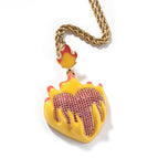 Golden Love Fire Button Head 3 mm24 inch Golden Twist Chain