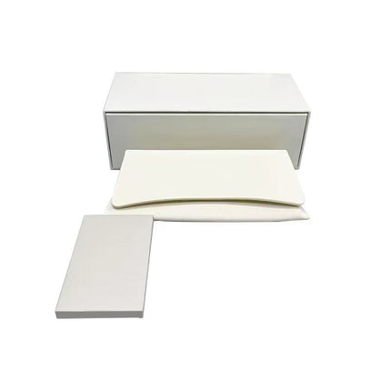 23 GM Whiteboard Wallet Bag Glasses Case Set Off-white Soft Bag Glasses Case Carton Glasses CLOth Can Be Printed Lo