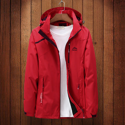 Outdoor jacket men's single-layer thin ski suit breathable wear-resistant couple mountaineering suit women's outdoor clothes 1898