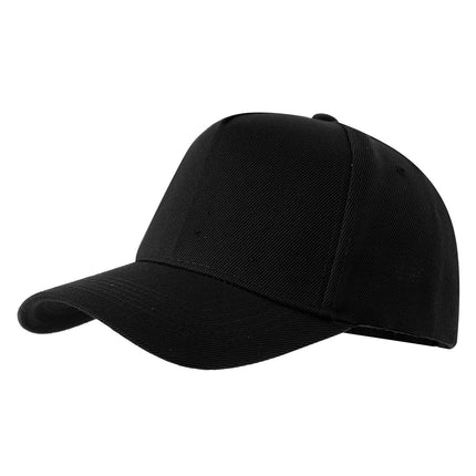 Amazon Cross-Border Popular Maoqing Five-Panel Baseball Cap Advertising Hat with Logo Printed Solid Color Visor Sunshade Cap