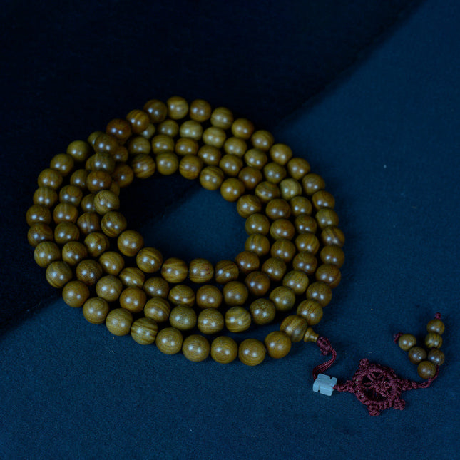 Argentinian Green Sandalwood Submersible Old Material Guanyin Buddha Beads Log Sandalwood 108 Rosary Beads Gift Bracelet