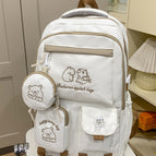 White backpack without accessories